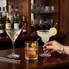 KGCGJVB 6Pcs Metal Cocktail Picks and Holder Reusable Stainless Steel