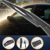 MACHSWON Rear Windshield Wiper Blade Arm Set Black 12 Inch