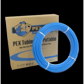 PEX GUY BLUE 1/2" x 300 ft PEX Potable Tubing Pipe Wood Boiler - PEX GUY