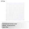 sourcing map 8Pcs Plastic Mesh Canvas Sheet 7 Count 8cm/