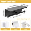 Double Toilet Paper Holder, Stainless Steel Tissue Paper Holder with