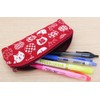 Keisuu Nyankomon Pen Case, Red, 7.3 x 1.2 x 3.1