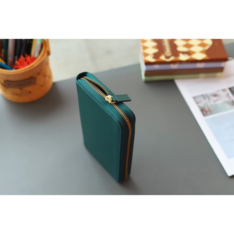 Moterm Zip Leather Cover for Weeks - Suitable for Hobonichi