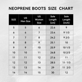 XUKER Neoprene Diving Wetsuit Boots 3mm Zipped Adult Unisex Water Boots Glued Blind Stitched with Anti-Slip Rubber Sole for Water Sports