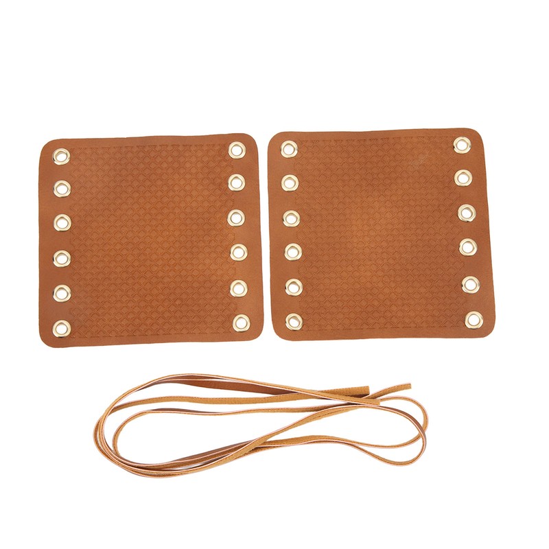 Motorcycle Hand Grip Cover Fiber Simulated Leather Anti Slip Retro