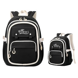 Solid Color Kids Backpack for Girls, Secondary Girls School Bags Backpacks Elementary Bookbags