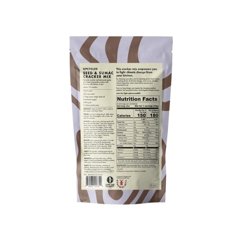Renewal Mill Upcycled Seed & Sumac Cracker Mix