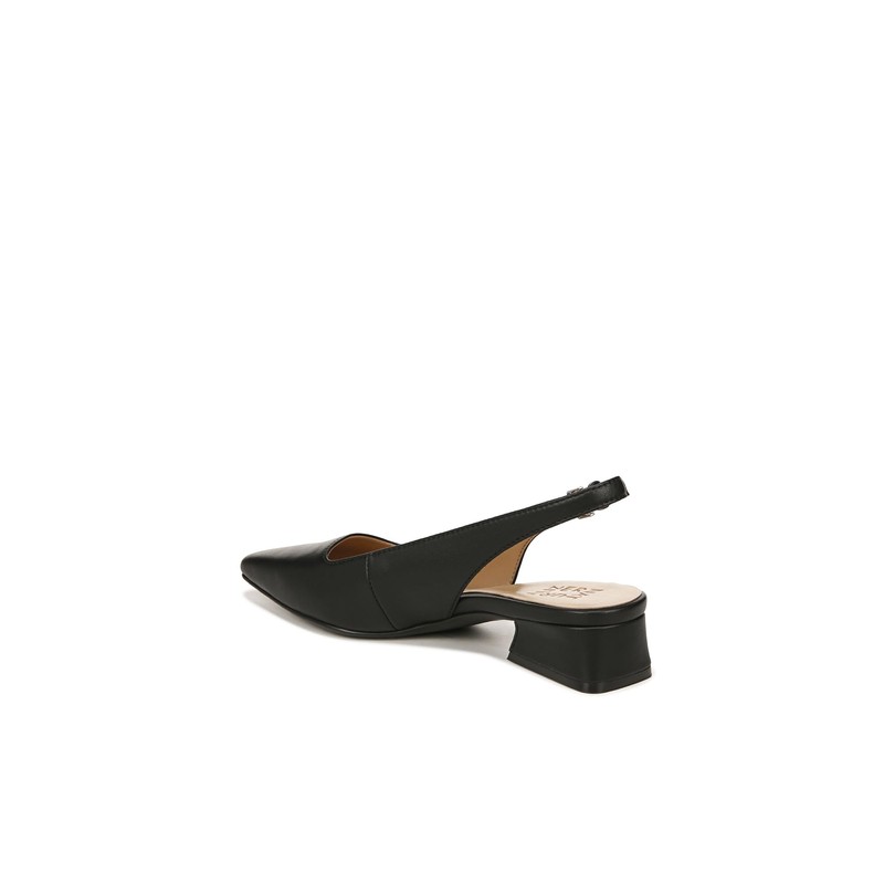 Naturalizer Naturalizer Womens Ginger Snip Toe Slingbacks Black 8.5 W