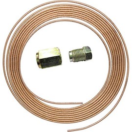 3/16 Inches x 7.6 m 7.5 m 22 g Copper Brake Pipe + 10 Nuts