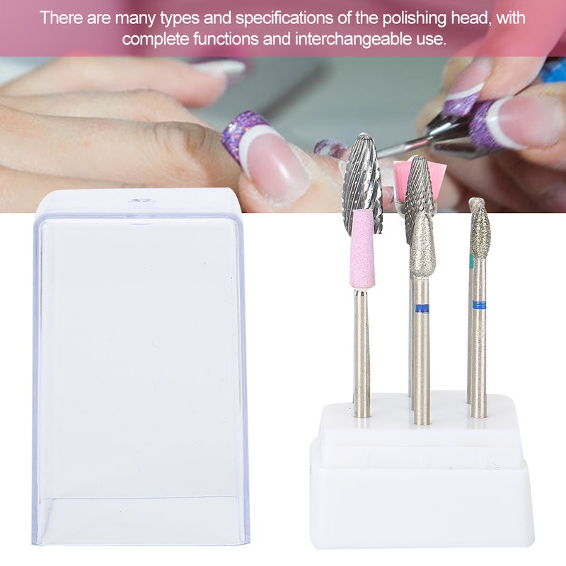 7pcs Electric Nail Drill Bits Set Manicure Pedicure Nail Polishing