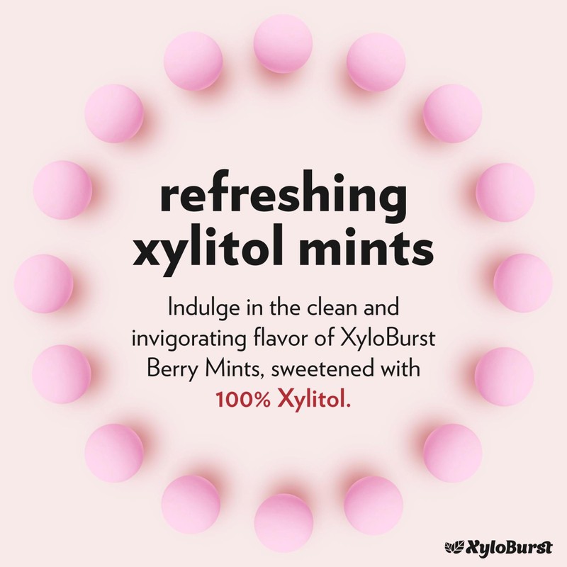 XyloBurst - Xylitol Mints | Sugar Free Breath Mint for