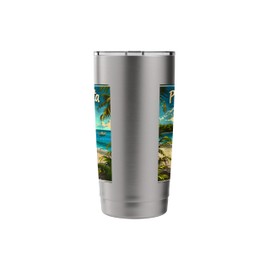 Puerto Plata Tropical Beach Escape Stainless Steel Insulated Tumbler