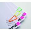 Laurel Paperclips Plastic Non-magnetising 35mm Assorted Colours Ref 25918 [Pack