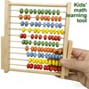 MAGIKON Wooden Counting Number Frame, 10 Rows Abacus for Learning