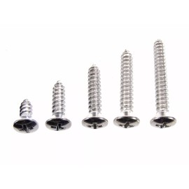 SFS For Jeep Interior Trim Screws- #10 x 1/2" to 1-1/2" Oval Head- 125pcs 25ea- #360