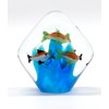 Keystone Glass Art Paperweight Tropical Fish Diamond Fish IN010610
