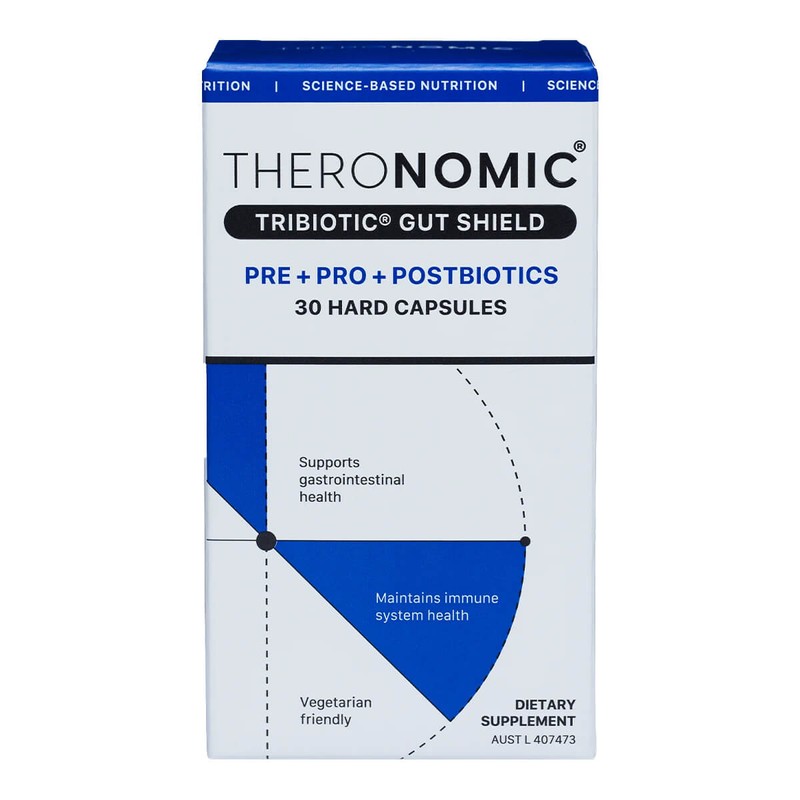 Theronomic Tribiotic Gut Shield, 30 Capsules