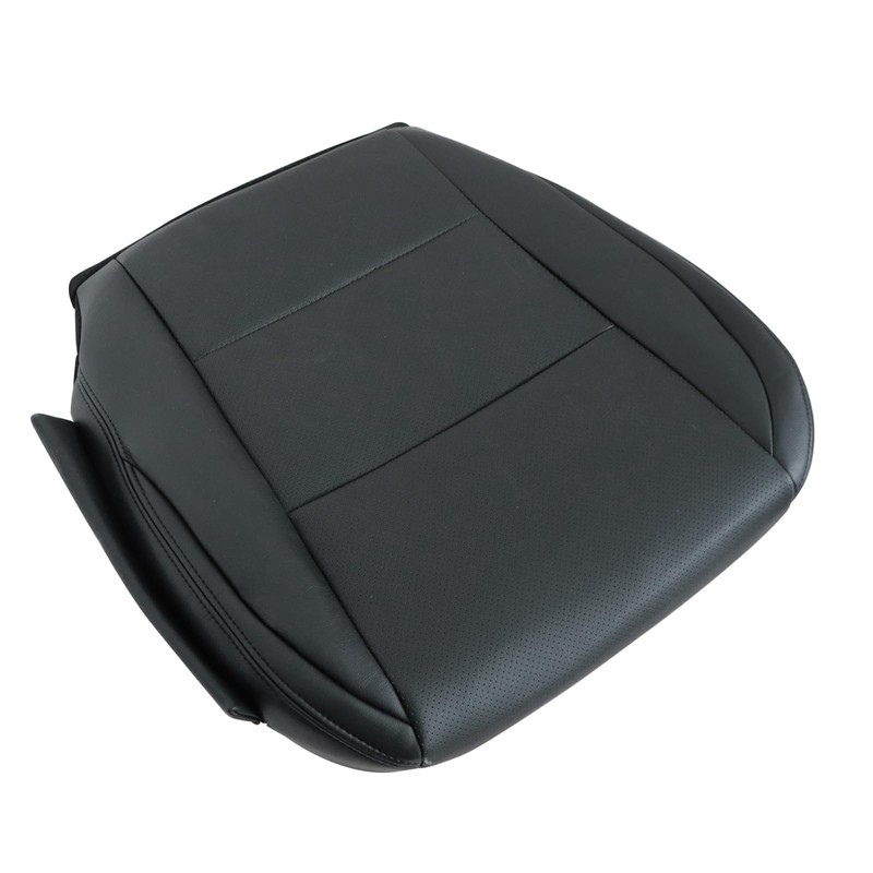 FZJDSD Black Driver Side Bottom Perforated Microfiber Leather Replacement Seat