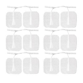 QUILLE Premium TENS/EMS Unit 20 Electrode Pads 2"x2" in. Reusable Self Stick Gel Carbon Electrodes