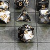 CiaraQ DND Polyhedral Dice Set with a Black Dice Bag