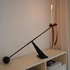 Remenna Black Metal Modern Candle Holder Candlestick Holders Decorative Candle