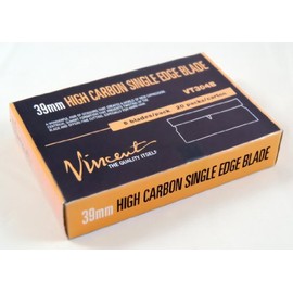 Vincent 39mm High Carbon Single Edge Blades VT304B 1 Carton with 20 PACKS
