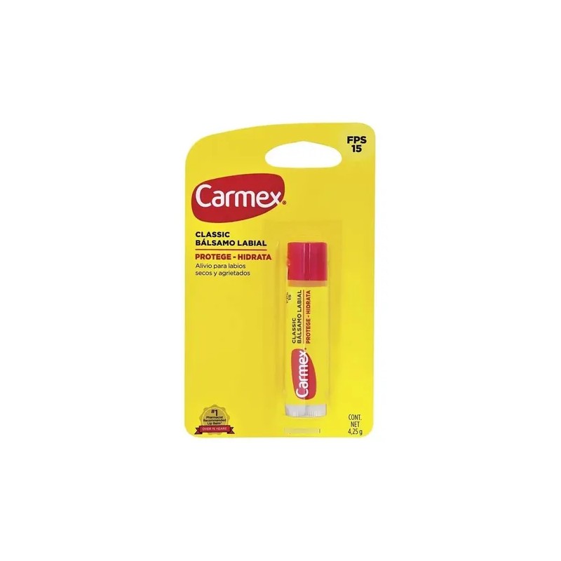 Carmex Bálsamo Labial Hidratante Con Fps15 Sabor Classic
