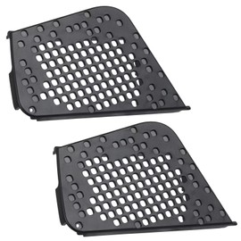 2 Pack 19729 Filter Side Cover Compatible with ResMed AirSense 10, AirStart 10, AirCurve 10 CPAP/AutoSet/VPAP Machines - Universal Replacement for Plastic Side Filter Cover (Black)