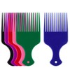6 pcs Afro Comb, Plastic Smooth Hair Pick Comb Wide