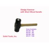 Solidtools 10 Lb. Sledge Hammer with 16" Short Wood Handle