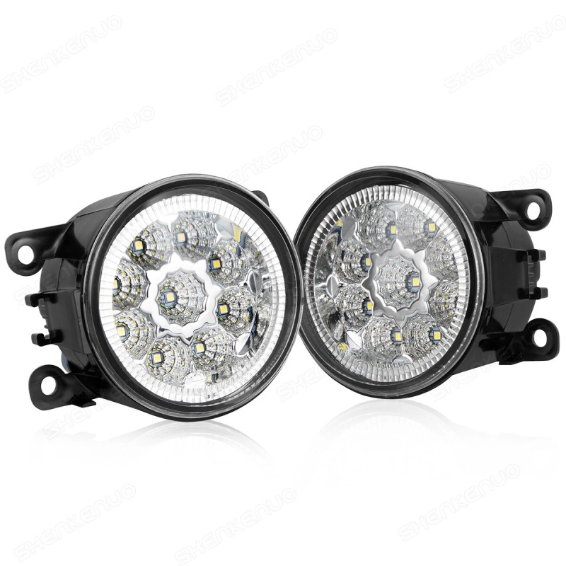 SHENKENUO Pair Fog Lights Fit For 2007-2014 Chevy Tahoe Avalanche