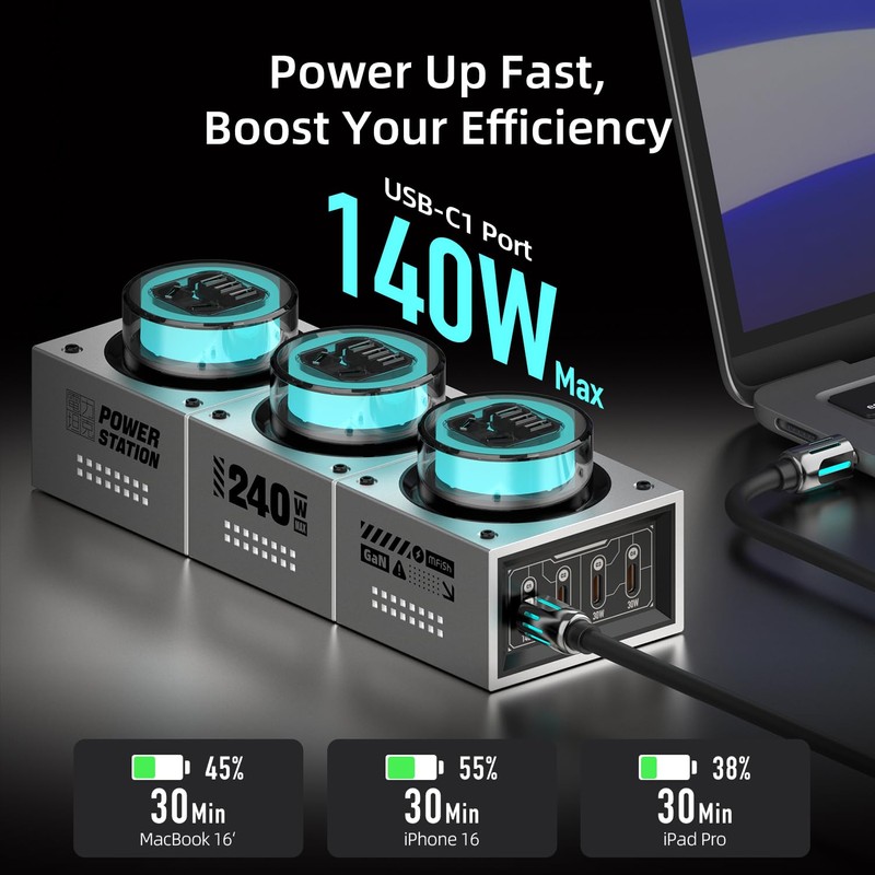 Tank USB C Charging Station