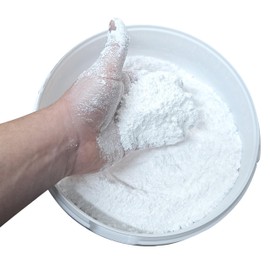 YAYB Premium Fine Gym Chalk - UK/EU Grade - Climbing Powder Bucket (500g (HARD PLASTIC RESEALABLE TUB))