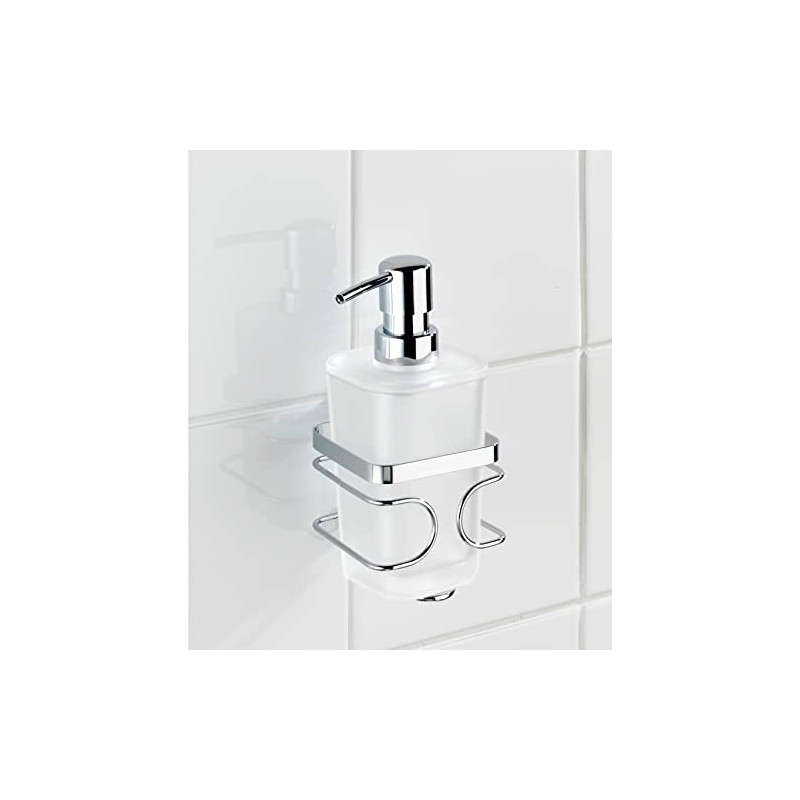 Wenko Premium 20416100 Soap Dispenser Stainless Steel / White 8.5