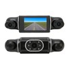 360° Dash Cam, 1080P 4 Channel Camera Front Left Right