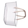 Clear Shower Storage Basket with Handle Drainage Holes Lightweight Shower
