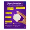 Discos Menstruales Desechables Renova-Her Rosa Morado Unitalla 14 piezas