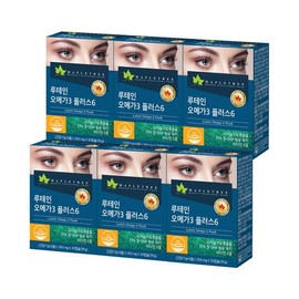 Maple Tree Lutein Omega 3 Plus 6 30 Capsules x 6 Bottles (6 Months) / 메이플트리 루테인오메가3 플러스6 30캡슐X 6통 6개월