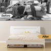 Yecaye Under Bed Storage with Wheels, 4 Pack Under Bed