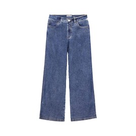 TOM TAILOR Girls' Children's Wide Leg Fit Jeans, 10110 - Blue Denim