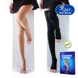Rexta medical thigh band Baltim compression stockings Rexta 212, Baltim black/L / 렉스타 의료용 허벅지 밴드 발트임 압박스타킹 렉스타 212, 발트임 검정/L