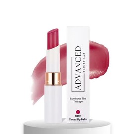 Luminous Tint Therapy Rose Lip Balm | Hydrating & Revitalizing Lip Care with Boanical Oils & Antioxidants | Enhances Natural Color, Softens, Smooths & Protects Against Environmental Stress