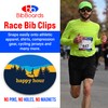 bibSNAPS Race Bib Clips - Safety Lock Fasteners - Secures