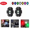 Mini Luz Led Estrobo Funciones Fija Moto Bici Auto 2pcs