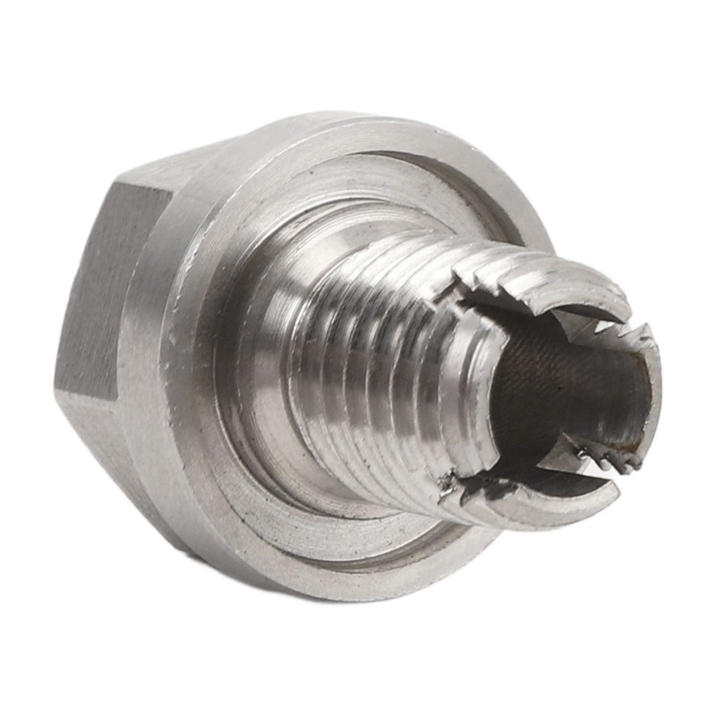 Piggyback Oil Drain Plug Stainless Steel Oversize Self Tapping Oil