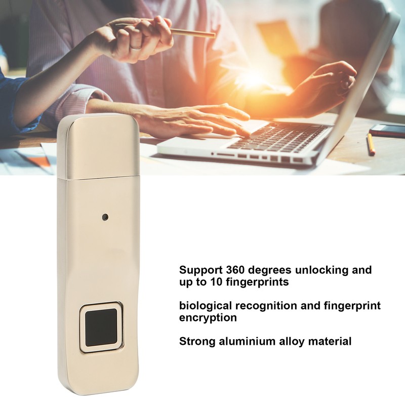 Fingerprint USB Flash Drive 32GB USB3.0 Fingerprint Public Secure Space