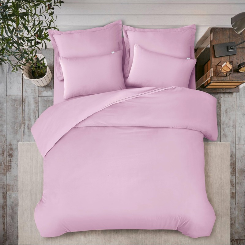LYMA Bedding Duvet Cover Set Double Plain, OEKO-TEX Certified, Ultra