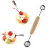 Norpro Double Melon Baller w/Wood Handle, 8 In.