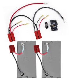 Connect-Ease RCE24VPRO 24V Trolling Motor Connection Kit with Onboard Charging | 6-Gauge Wire | Fits Any 24 Volt Trolling Motors Including MinnKota QUEST, Garmin Force, Lowrance Ghost | Made in USA