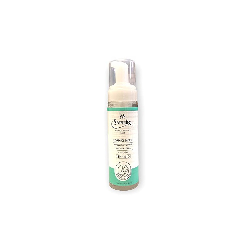 Saphir Medaille d'Or Foam Cleaner for Sneakers, Transparent, 200ml